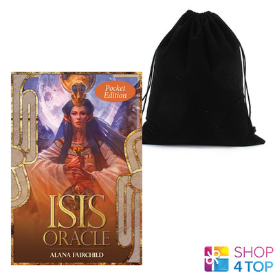Pocket Isis Orakelkarten Von Alana Fairchild blue angel Deck Mit Samtbeutel