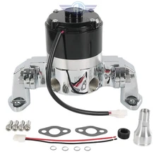 High Flow Chrome Electric Water Pump Fit SBC Small Block Chevy 283 327 350 400