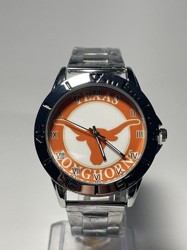 Reloj Texas Longhorns NCAA Acero Inoxidable NUEVO - Imagen 10 de 12