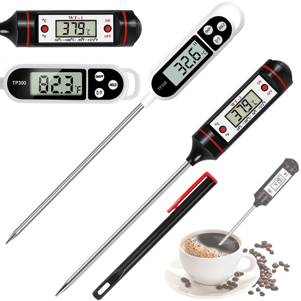 Bratenthermometer Digital Fleischthermometer Thermometer BBQ Grill Fleisch Küche - Bild 2 von 4