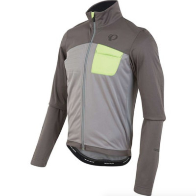 Pearl Izumi Men's Gray Select Escape Soft Shell Cycling Jacket Size Small X3813