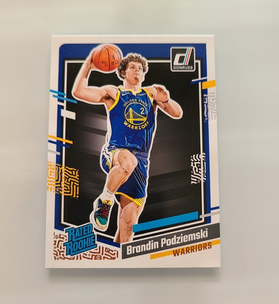 2023-24 Donruss Brandin Podziemski #249 Rated Rookie