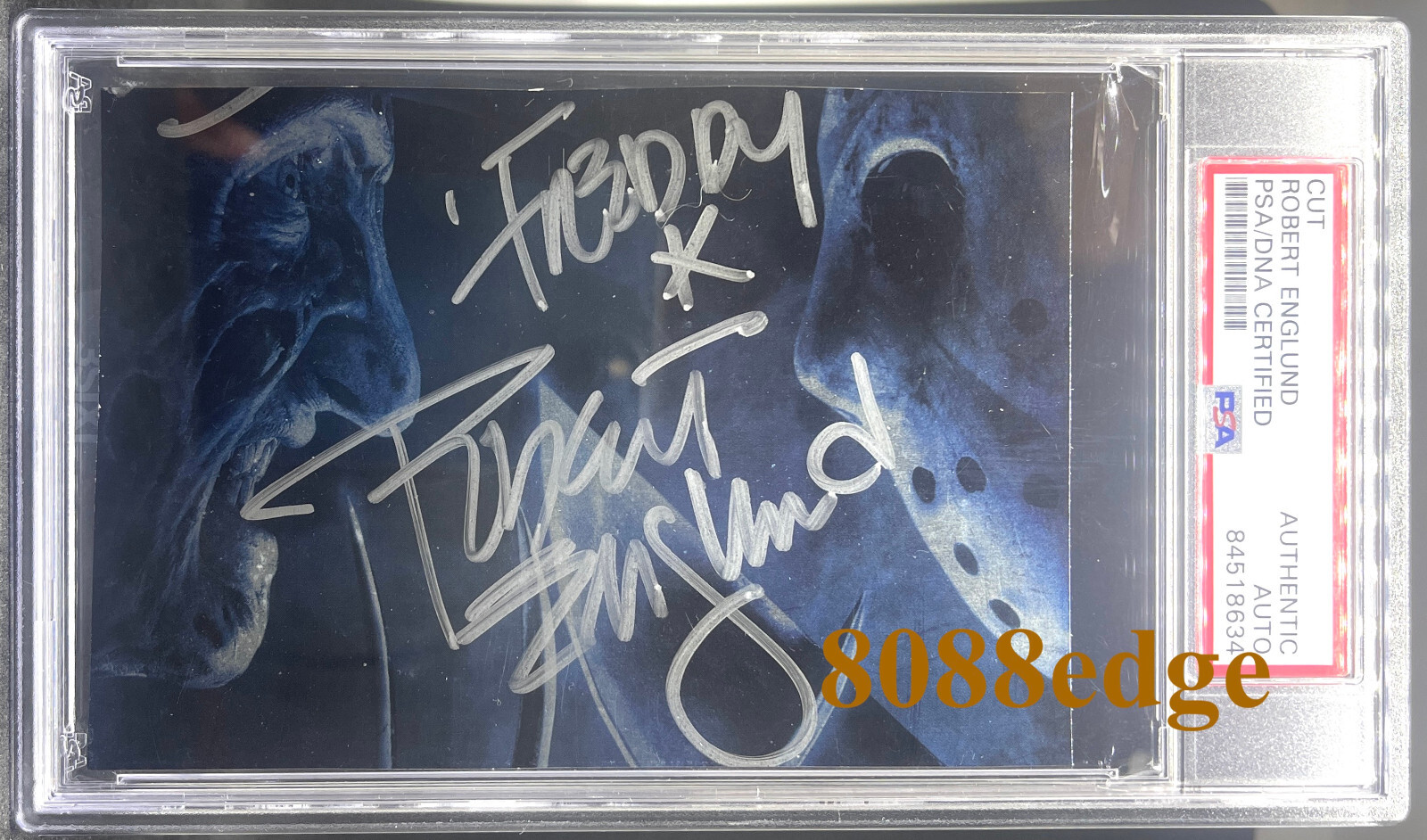 "ROBERT ENGLUND" INSCRIPTION AUTO PSA/DNA CERTIFIED AUTOGRAPH "FREDDY - ELM ST"