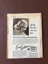N6a Ephemera 1951 Advert Evan Williams Toning Packs