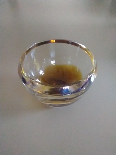 Waterford Evolution Style Hand Blown Lead Crystal Glass Centerpiece Bowl 4"H 5"W - Picture 3 of 6