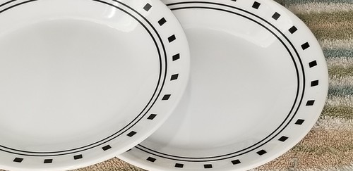 Corelle Corning City Block Dinner Bread Plate Set of 8 - Picture 15 of 24
