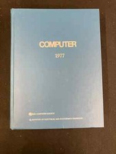 RARE IEEE COMPUTER MAGAZINE, 1977, VOL.10 NOS.1-12, COMPLETE YEAR, HARDCOVER