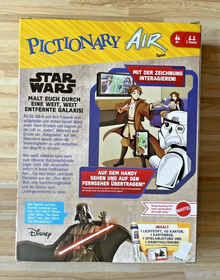 Mattel Star Wars Pictionary Air für Kinder ab 8 Jahren - Bild 2 von 3