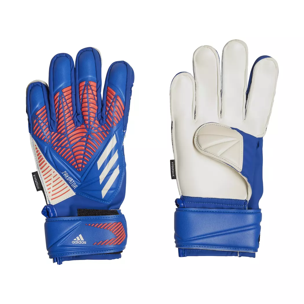 adidas Predator Match Fingersave Kinder | Torwarthandschuhe eBay [H43740] blau/rot/weiß