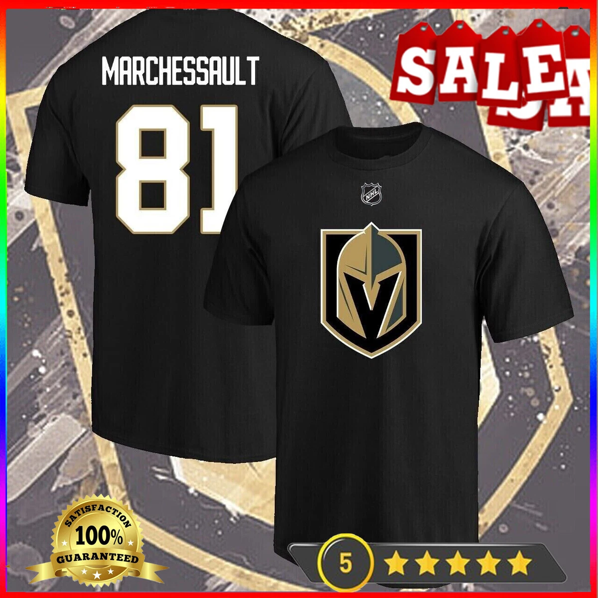 VGK 81 Jonathan Marchessault Vegas Knights T-shirt Tees