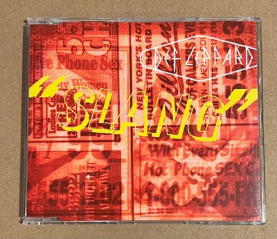 Def Leppard - Slang RARE out of print import CD single w/ live