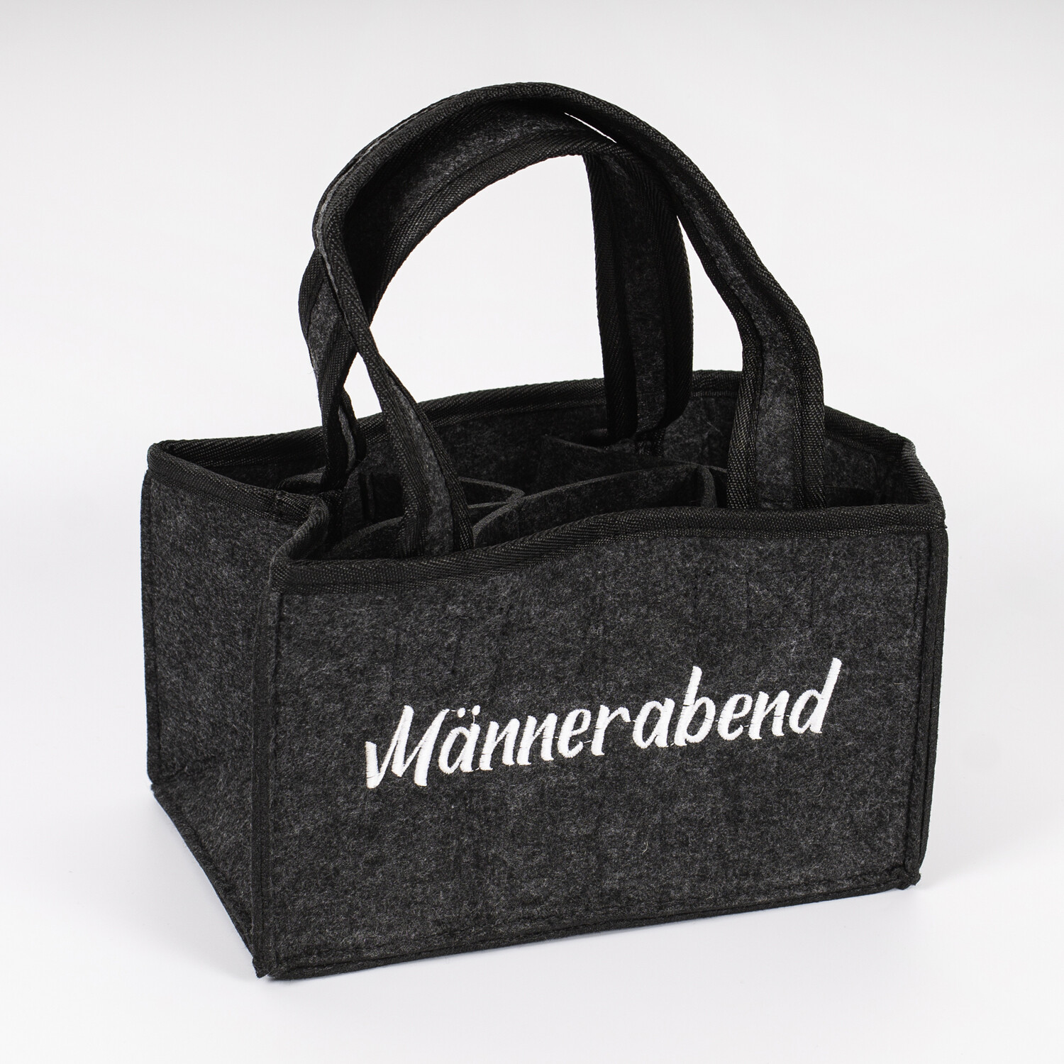 Bier Filz Tasche Für 6 Flaschen - Mit Flaschenöffner Geschenkset Für Männer