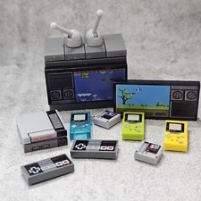 Custom Bricktendo Console Blocks Accessories for Minifigs ConD01 Gaming