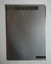 Prospectus/Brochure - Vauxhall Senator A 2,2i/2,5i/3,0i/2.3 Td - Edition 1984