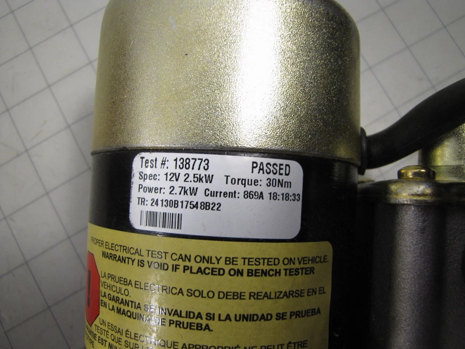 Arranque Napa 244-6428 para Dodge Ram 2500 3500 camioneta/vagón remanufacturado Foto 3 de 4