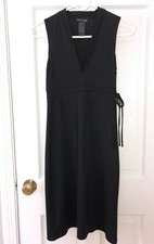 EUC Authentic KENNETH COLE LBD Stretch Sleeveless Dress in Black Size XS