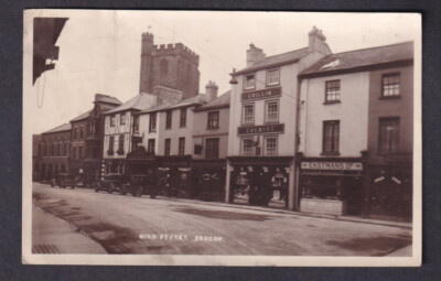 Wales BRECON High St Eastman's C Willim Chemiker used 1940 Postkarte