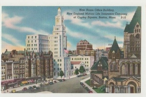 Massachusetts, Boston, Copley Square, New England Life Ins.