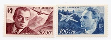 France CB1-CB2 MNH 1948 Airmail semi-postal set CV $6.50