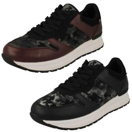 Femmes Riekier R-Evolution Cuir Everyday Camouflage Détaillé Décontracté Baskets - Photo 1/1