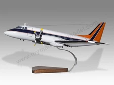 Grumman G-159 Gulfstream I N307K Desk Wood Airplane New Model Small Scale 1/72