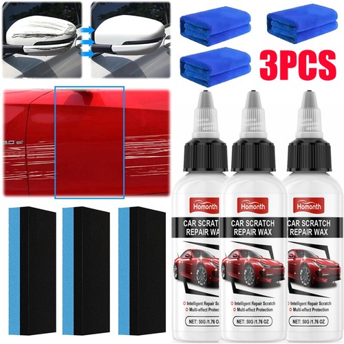 3X Auto Car Scratch Remover Kit for Scratches Repair Wax Ultimate Paint Restorer
