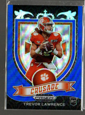 2021 Panini Prizm Draft Picks Prizms Blue #161 Trevor Lawrence C /199