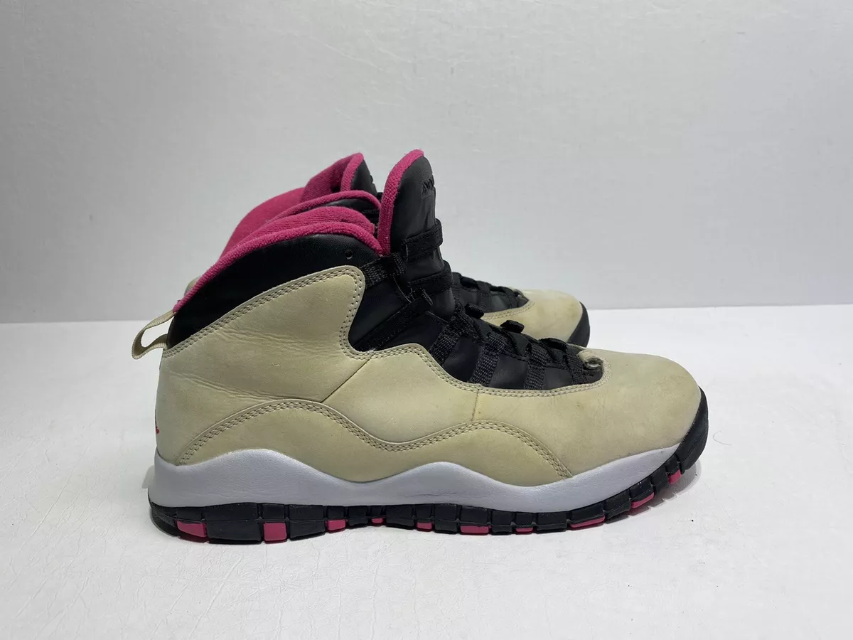 Jordan 10 black and pink on sale