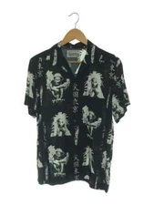 WACKO MARIA aloha Short Sleeve Shirts Rayon black M Used