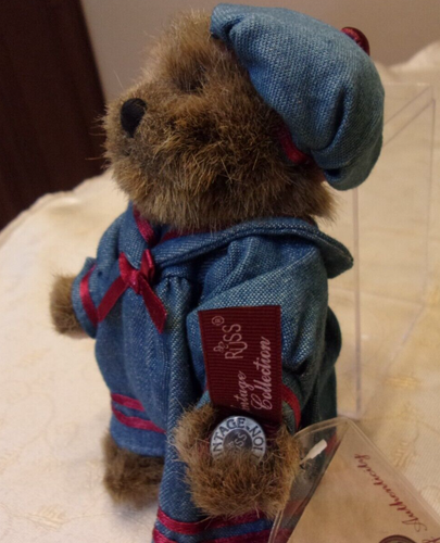 Russ Berrie Vintage Collection Small Bear- Penelope- Vintage New - Picture 9 of 13