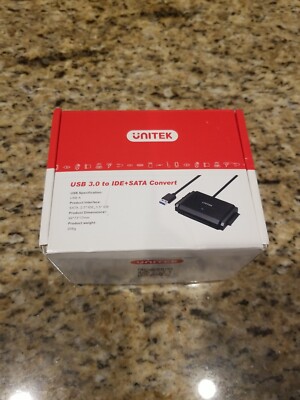 Unitek USB 3.0 to Ide + Sata Convert Hard Drive Adapter Universal *OPEN-BOX/NEW 