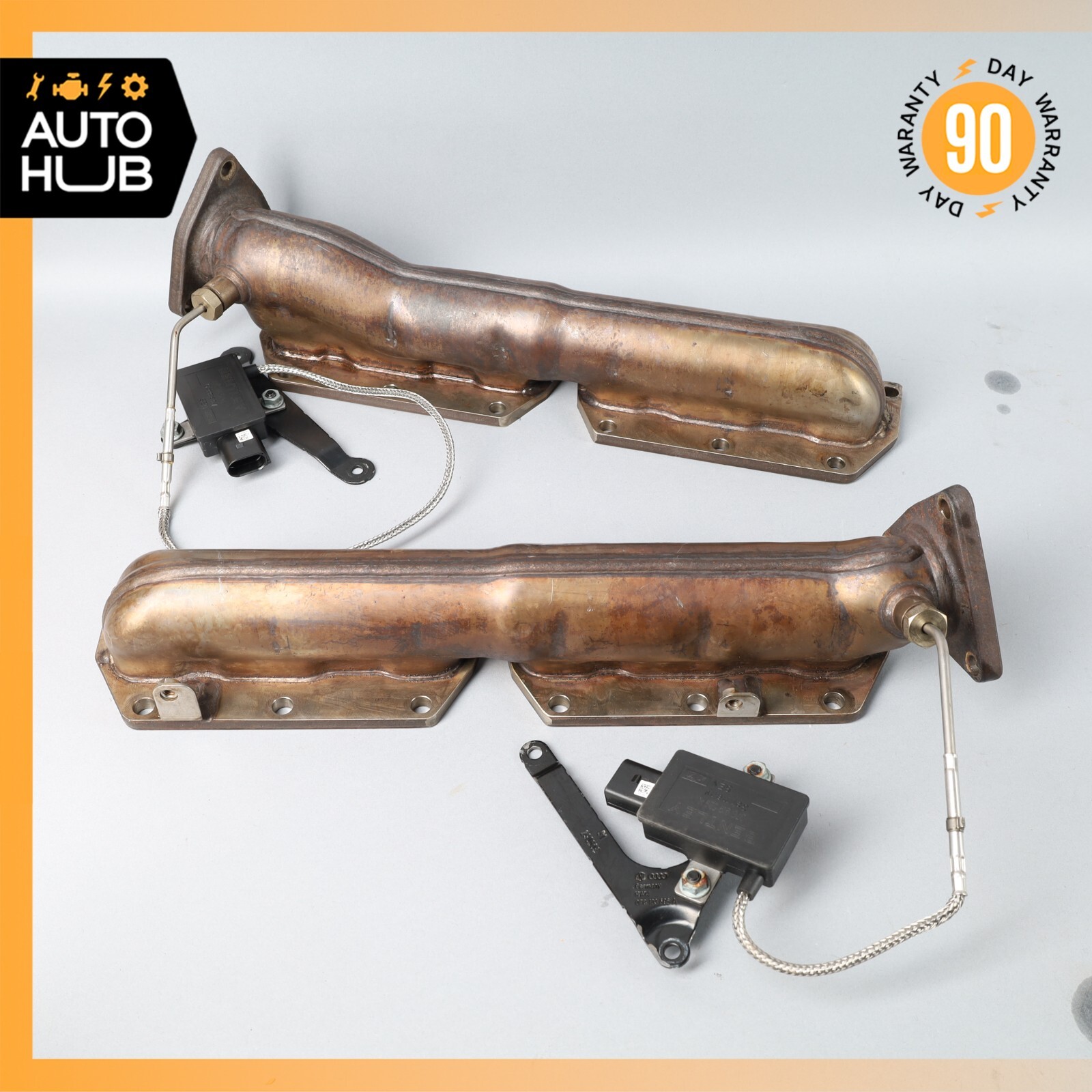 03-13 Bentley Continental Flying Spur 6.0L Exhaust Manifold w/Sensor Set OEM 80k