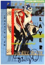 BAP BE A PLAYER 1997 CRAIG BILLINGTON AVALANCHE #138 AUTHENTIC DIE CUT AUTOGRAPH