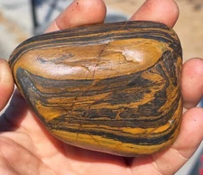 Banded Ironstone BIF Wyoming Genesis Iron Stone Tiger Eye Root CHAKRA T26
