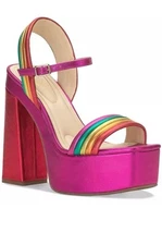 Women's Bautista Ankle-Strap Slingback Platform Sandals Size 7