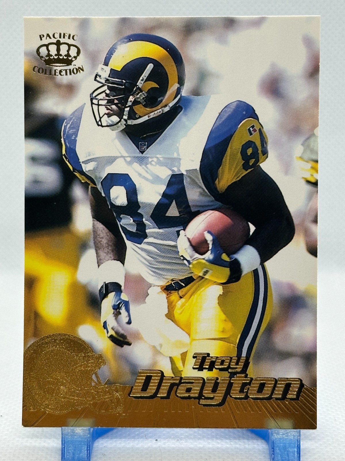 Troy Drayton 1996 Pacific Crown Collection #414 - St Louis Rams