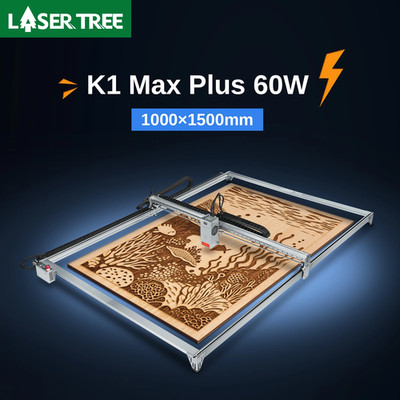 Laser Tree K1 Max Plus 60W Laser Engraver Cutting Machine, 1000x1500mm