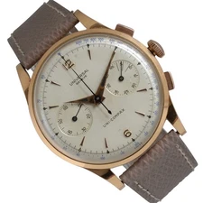UNIVERSAL GENÈVE Chronograph 124103 Uni Compax rose gold 18KT 1950's