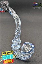 4" Inch Tobacco Sherlock Glass Bowl Pipe BL10