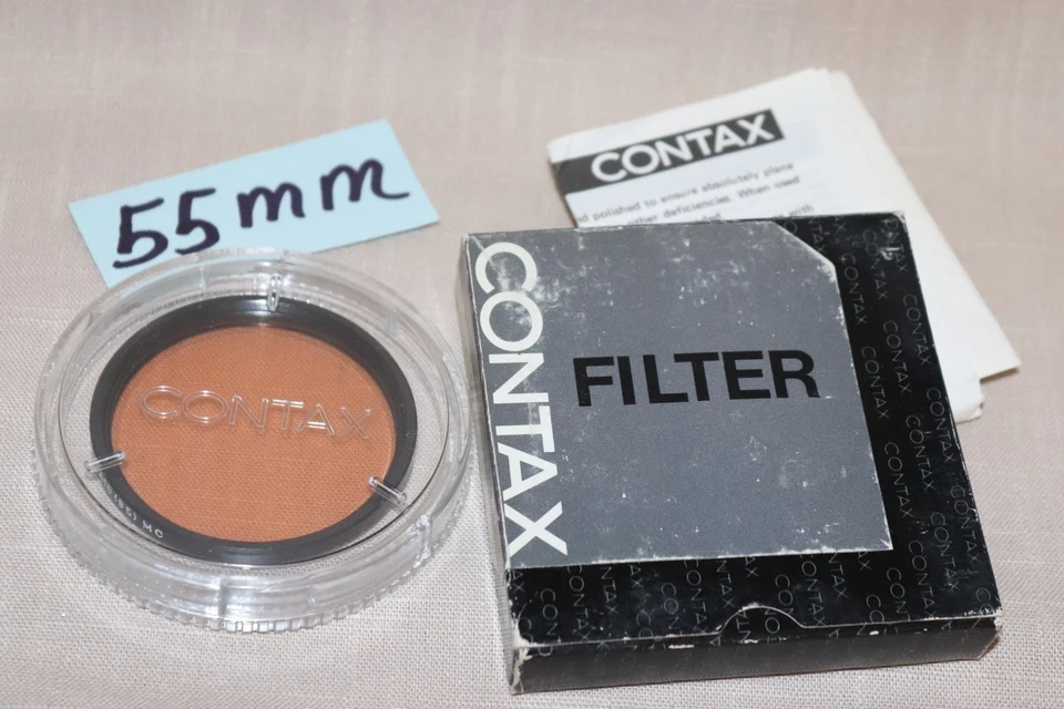NEW Vtg CONTAX 55mm A10 (85) MC FILTER Japan A10 85 Warm MultiCoated LightBalanc - Image 3 of 4