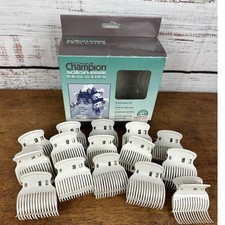 VTG CONAIR Champion Salon Accessories Pro Clips Hair Styling 10 Roller Clips