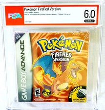 POKEMON FIRERED VERSION Game Boy GBA WATA PSA 6.0 A+ Red Sealed Brand NEW RARE