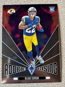 2024 Panini Phoenix Blake Corum Rookie Rising RC Rookie #RR-BCM