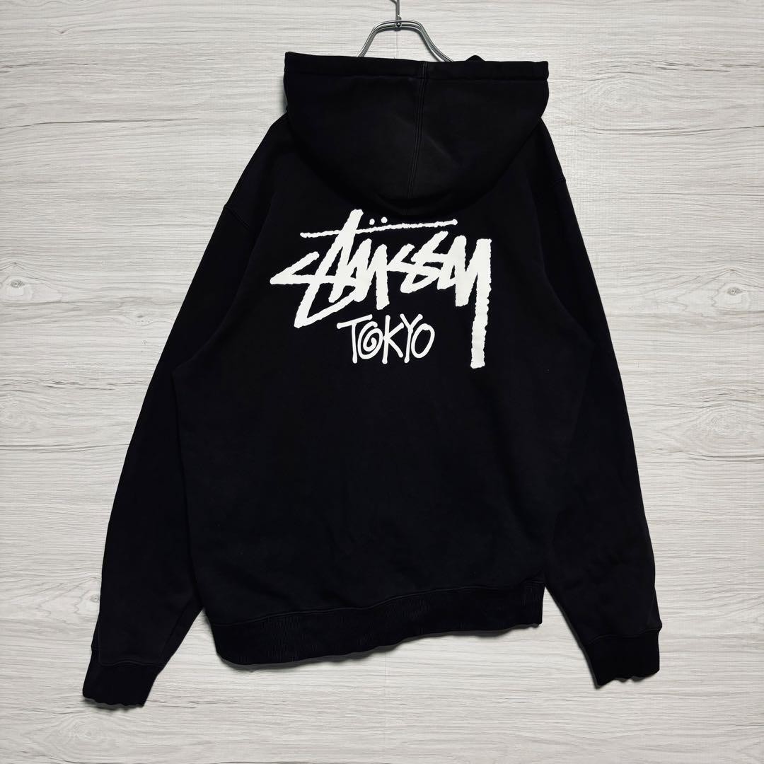 STUSSY Zip Hood STOCK TOKYO SS25 Size L Limited Hoodie New