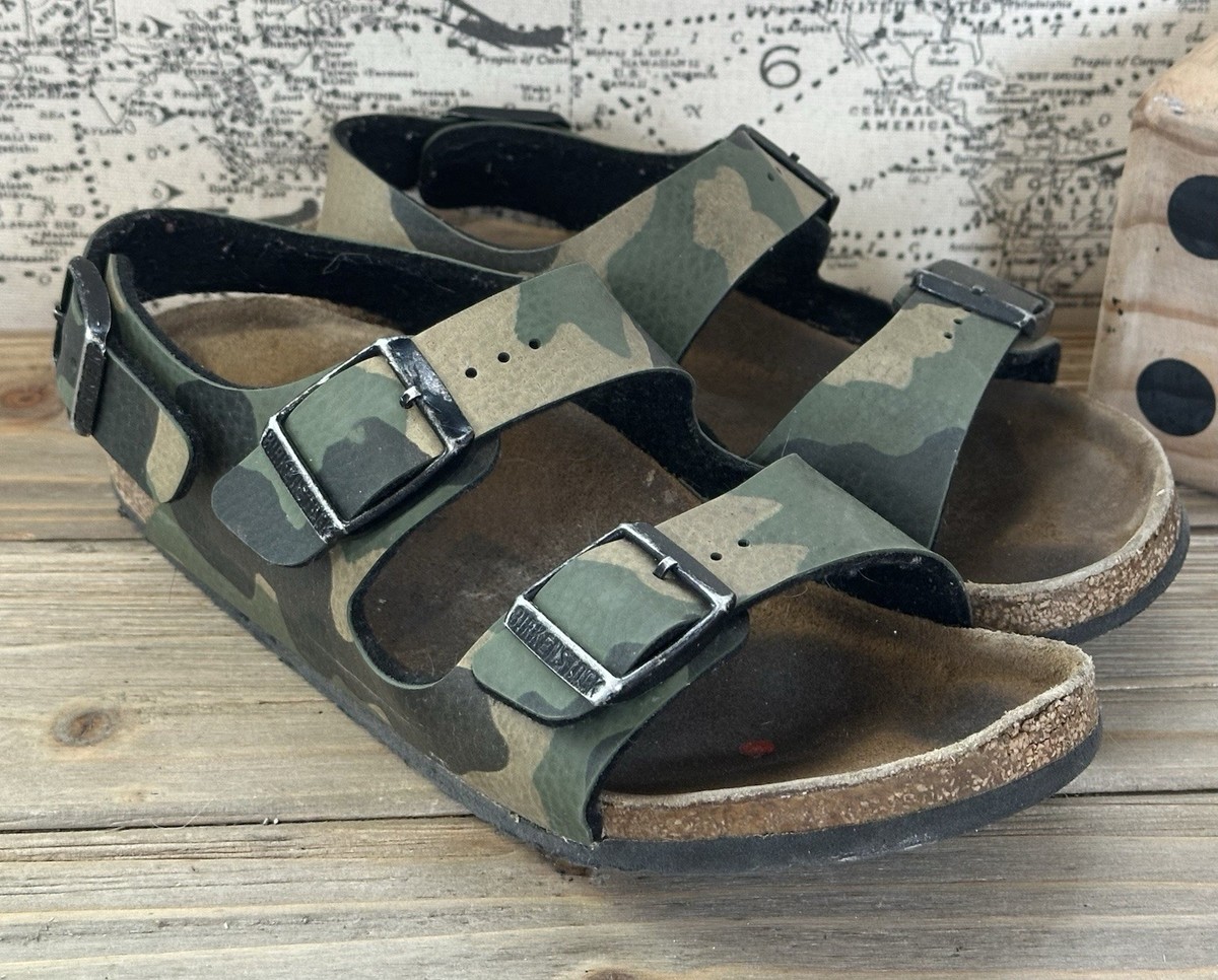 Birkenstock Camouflage Sandals for Kids Arizona Kids Camo – Heel to Toe Urbana main image 4