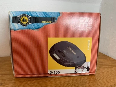 Bundle OVP Sony Discman D-155 und Body Glove Uhr / NUR CD Player mit Zubehöhr - Bild 1 von 4