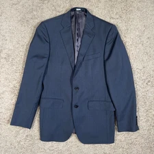 Saks Fifth Avenue Black label Blazer 38R Ermenegildo Zegna Cloth Wool Blend