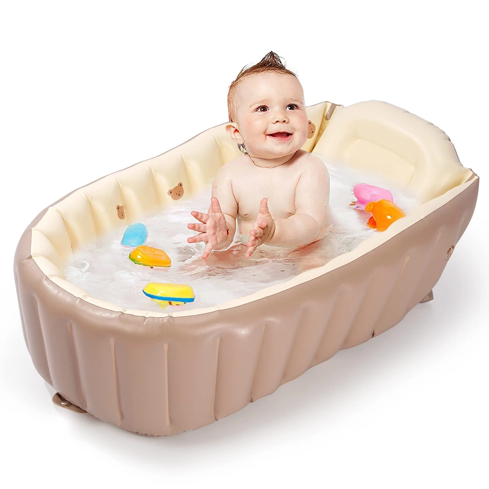 Inflatable Bathtub for Toddlers - Portable Baby Tub with Built-in Air Pump - ...
Opens in a new wind
