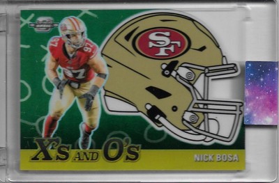 2023 Panini Contenders Optic - X's and O's Gold #XO-34 Nick Bosa #/10