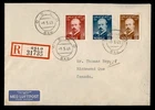 DR WHO 1949 NORWAY FDC? COMBO REGISTERED TO CANADA w29610